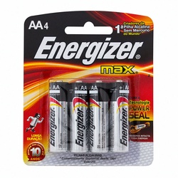 Pilha Energizer Max Pequena Aa4