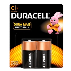 Pilha Duracel Media C/2