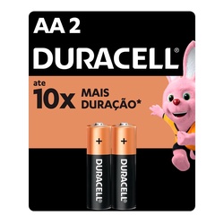 Pilha Duracell Alca Aa 2un