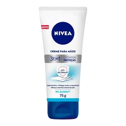Cr Hidr P/ Maos Nivea 3 Em 1 Antibac 75g