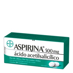 Aspirina 500 Mg C/ 20 Cp