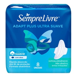 Abs Sempre Livre Adapt Plus Sv C/abas 8 Un