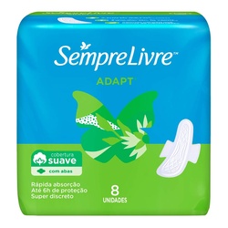 Abs Sempre Livre Adapt Suave C/abas 8 Un