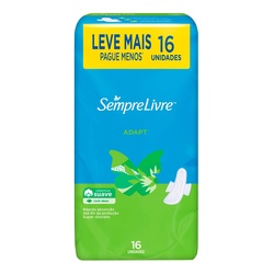 Abs Sempre Livre Adapt Suave C/abas Prom 16 Un