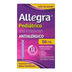 Allegra Pediatrico 6mg/ml Sus Oral Fr 150ml+ser Dos