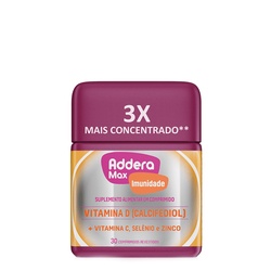 Addera Max Vitamina D+imunidade C/30 Comp