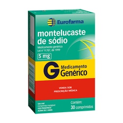 ###montelucaste Sodico 5mg 30 Comp