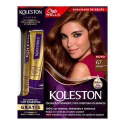 Kit Koleston 67 Chocolate + Gloss Intenso 40ml