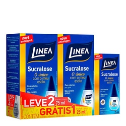 Adocante Linea 75ml 2 Unid + 1 Unid 25ml