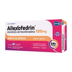 Allexofedrin 120mg C/10 Cpr