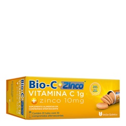 Bio C+zinco 1000mg + 10mg 10comp Eferv