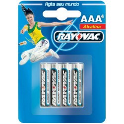 Pilha Palito Alkalina Rayovac Aaa