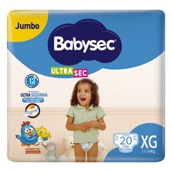Fr Babysec Jumbo Ultra Sec Xg 20un