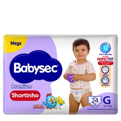 Fr Babysec Premium Shortinho Mega G 6x24