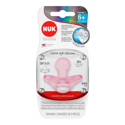 Ch 100% Sil Soft Sensitive S2 Girl Pa7329-2g Nuk