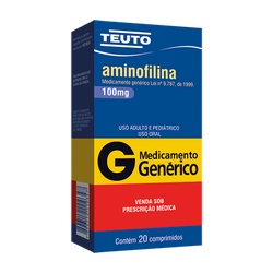 Aminofilina 100mg C/20 Cpr Teuto