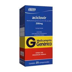 Aciclovir 200mg 25cp Teuto