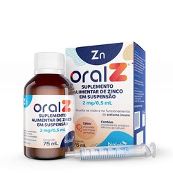 Oral Z 4mg/ml Sus C/ Sabor Choc 75ml