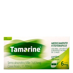 Tamarine 6mg - C/20 Caps