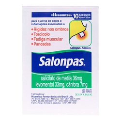 Emplastro Salonpas Pequeno 10 Unds