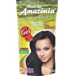 Gel Capilar Amazonia Divina Dama Preto Forte C/ 180 G