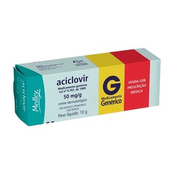 Aciclovir Creme Derm Bg 10g