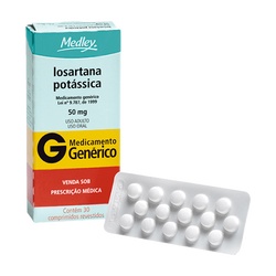 Losartana Potas 50mg C 30 Cp Med