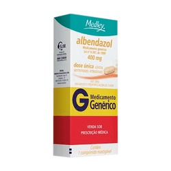 Albendazol 400mg C/1 Medley