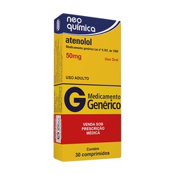 Atenolol 50mg Cx 30 Comp