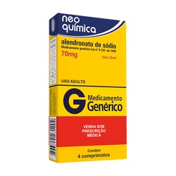 Alendronato De Sodio C/4 Comp (popular/vidalink)
