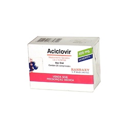 Aciclovir 400mg Cx 25 Comp