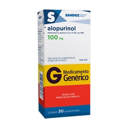 Alopurinol 100mg C/30  Sandoz