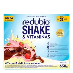 Kit Redubio Shake 210 G (bau+choc+mor)