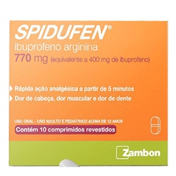Spidufen 770mg C/10 Comp Rev