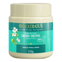 Banho De Creme Cachos E Crespos 250g Bio Extratus