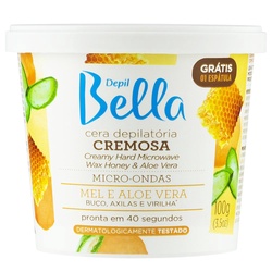 Cera Dep Depil Bella 0100g Micro Ondas Mel/aloe