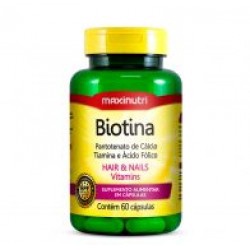 Biotina+vit B B5 Ac Folico 60 Caps Max