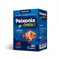 Peixonix Omega 3 Mastig Cereja 60 Caps. Max