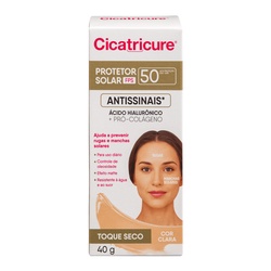 Cicatricure Prot Solar Cor Claro Fps50 40g