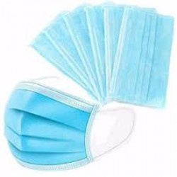 Mascara Cirurgica Tripla Camada Fort Health 10 Unidades Azul