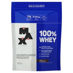Whey Max Titanium 100% Refil Chocolate 900g