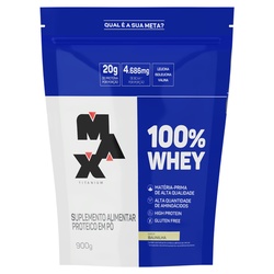 Whey Max Titanium 100% Refil Baunilha 900g