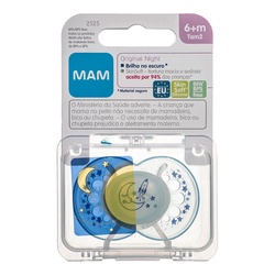 Chupeta Mam Original Night Azul +6