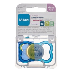 Chupeta Mam Air Night Azul 6+